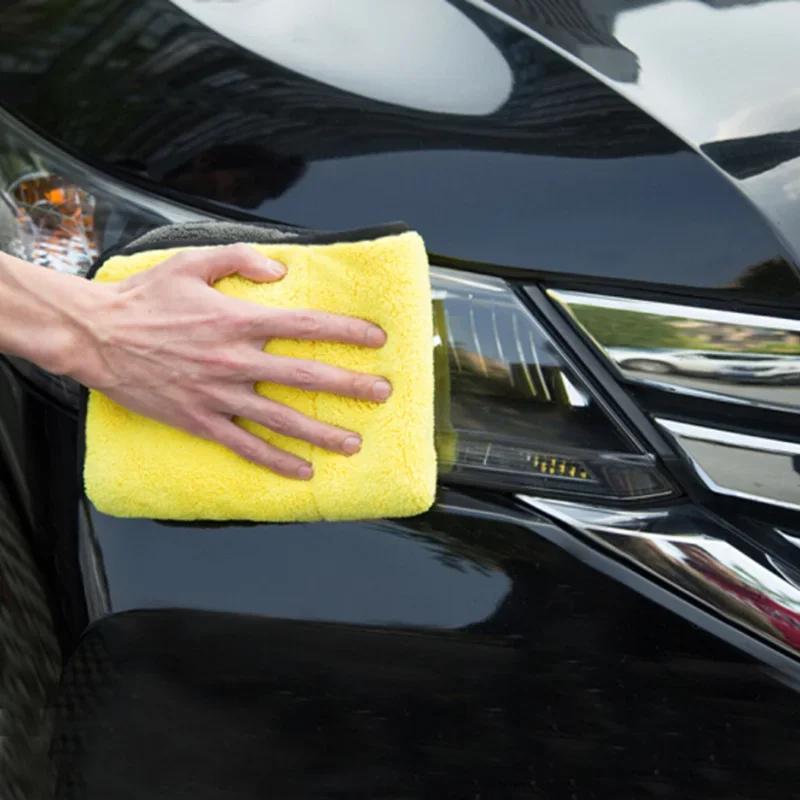 30*30CM Car Wash Microfiber Towel Car Cleaning Drying Cloth For Subaru XV Forester Outback Legacy Impreza XV BRZ Tribeca