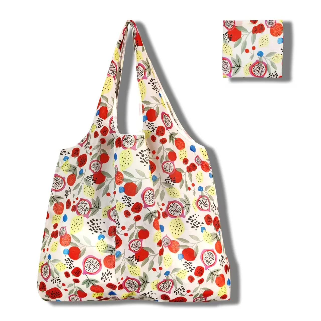 

Foldable Shopping Bag Reusable Travel Grocery Bag Eco-Friendly Beach Toy Storage Bags Printing Tote Pouch Bag