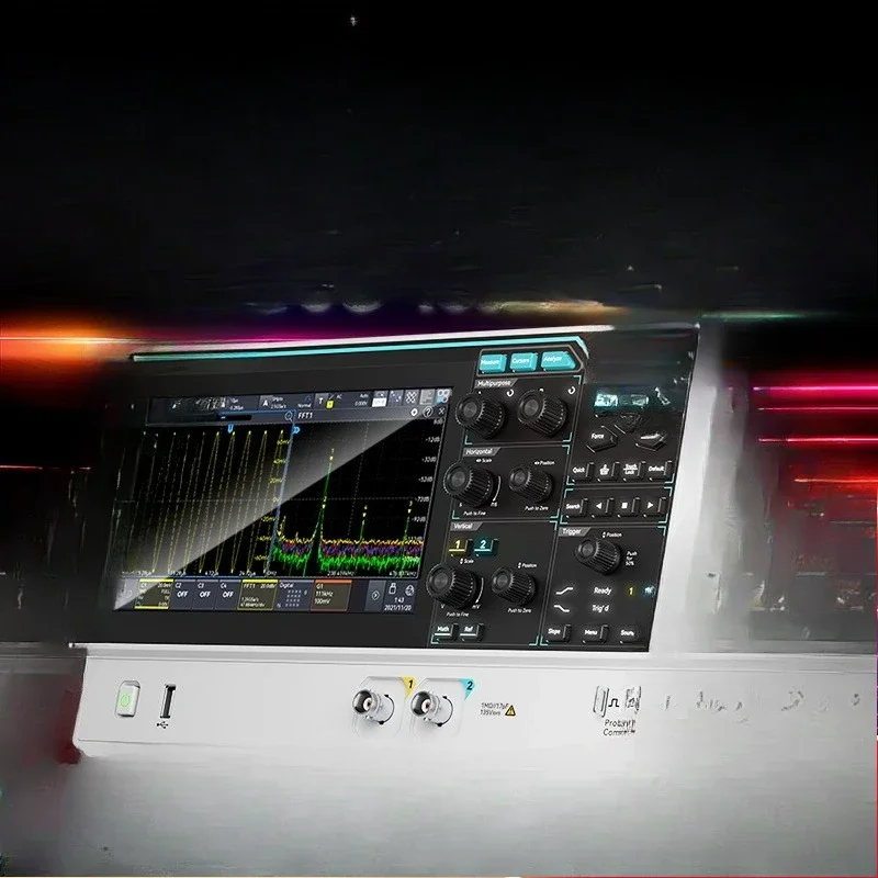 High-precision digital oscilloscope, high-resolution dual-channel oscilloscope
