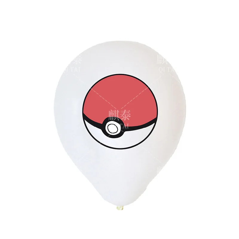 3/6/18 قطعة 12 بوصة بوكيمون بيكاتشو كارتون ، مجموعة بالونات اللاتكس ، لحفلات مهرجان الصبي والفتيات ، استحمام الطفل ، زينة الحفلات