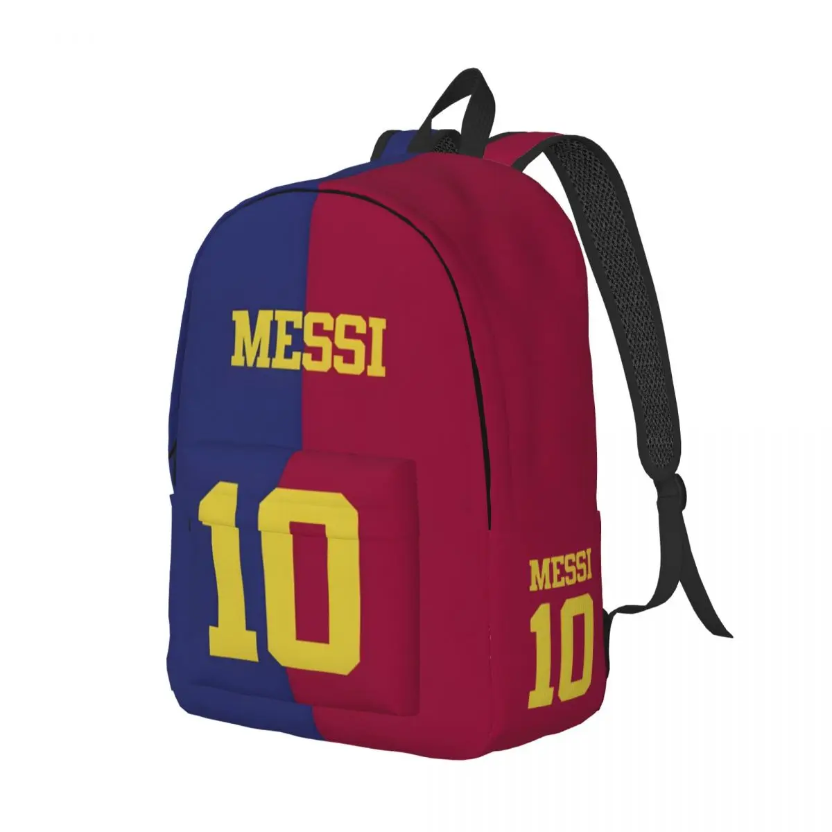 Messi Num 10 New Fashion High Capacity Waterproof College Backpack Trendy Laptop Travel Book Bag 15.7in 17.7in