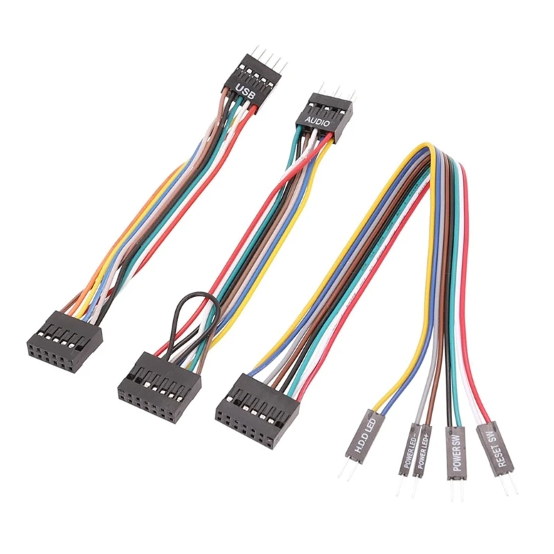 Cable interruptor transferencia chasis, Cable USB para placa base, 3 uds.