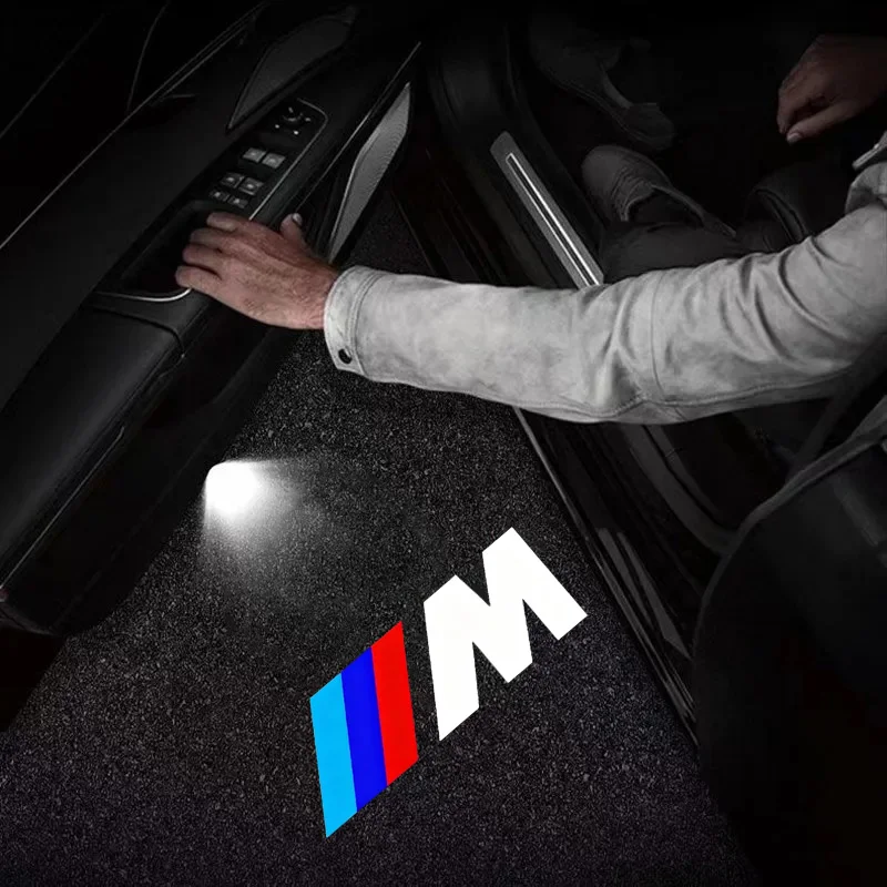 

2Pcs Led Car Door Welcome Light Laser Projector Lamp For Bmw M Performance M2 M3 M4 M5 M6 E46 E90 E60 F10 F30 E39 E36 F20 E87