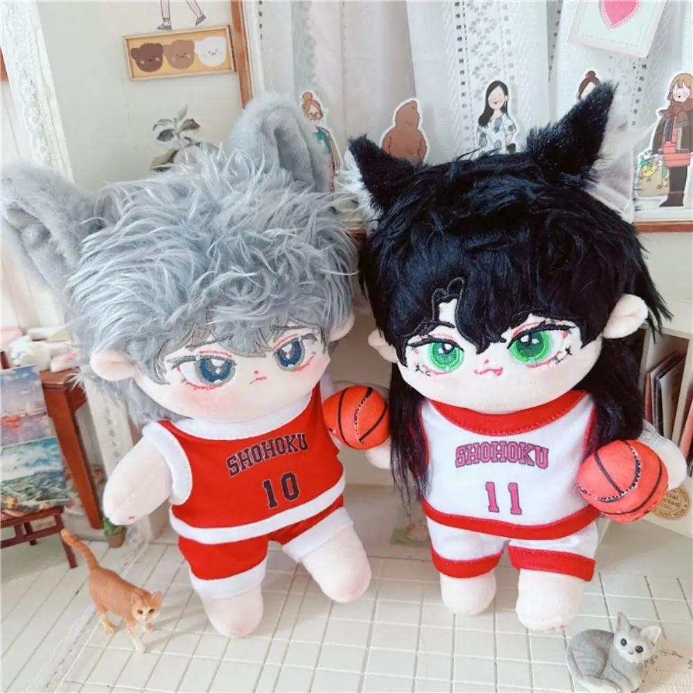 Lovely Spring Summer Clothes Dolls Accessories Cotton Doll Doll Shorts with Basketball Sports Style Doll T-shirt