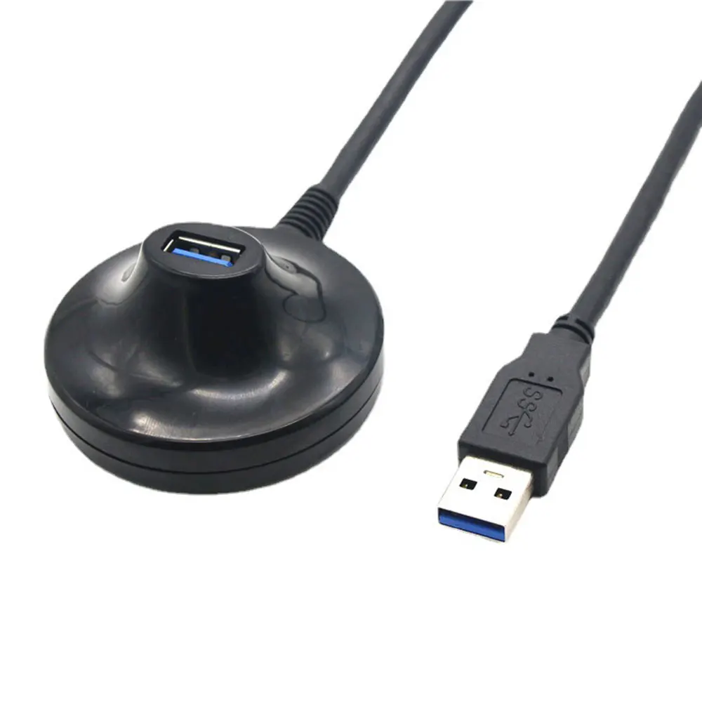 USB 2.0/3.0 Male to Female Extension Cable With Base USB Extension Cable With Base USB 3.0 Base Extension Cable 1.5 Meters