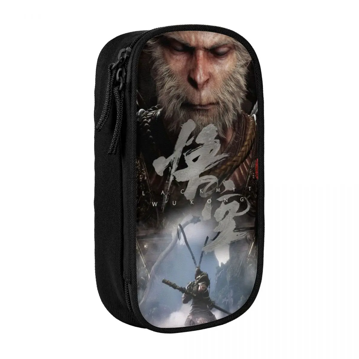 Black Myth Wukong (5) Pencil Case Portable Pencil Pouch Boy Girl Zipper Cool School Pencil Cases Custom Supplies