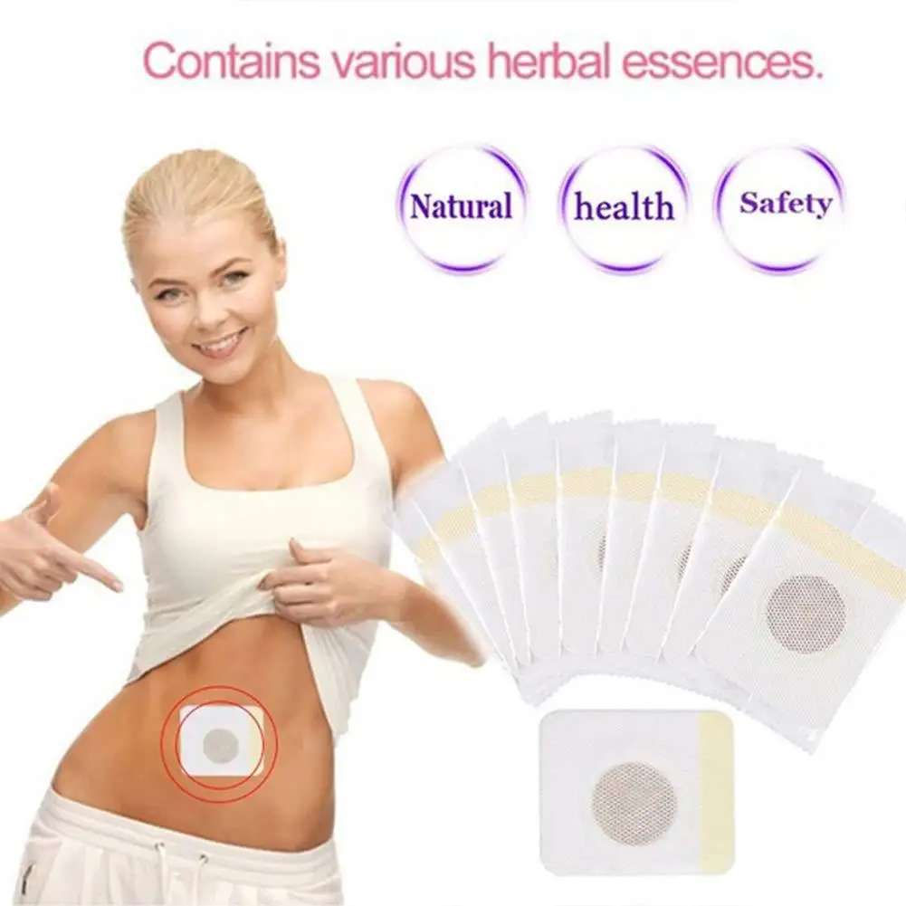 30/60/90Pcs Weight Loss Belly Fat Burning Patch Slim Sheet Chinese Dampness-Evil Removal Slimming Patch Mugwort Navel Sticker