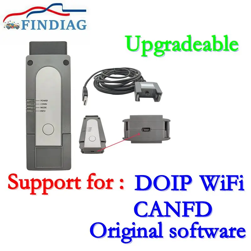 

WIFI Original Shell 6154 Scanner DoIP CAN FD V23.01 No Need Driver Better than VNCI 6154A 5054A Car Diagnostic Tool Till 2023