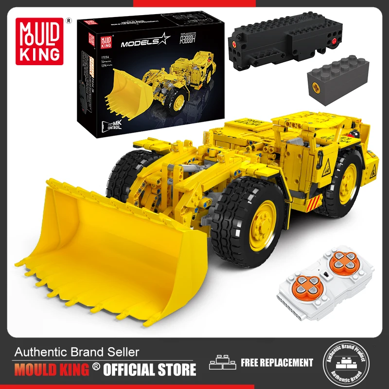 Mould King 17056 Technical Car Building Block The Remote Control R3000H Mine Loader Model Assembly Truck Brick Toys Kids Gift
