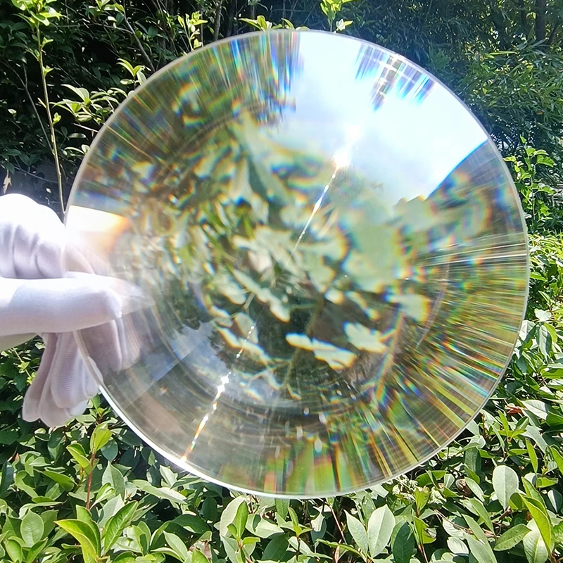 300mm Fresnel Lens Solar Concentrator PMMA Acrylic Focusing Lens for Outdoor Ignition Fire Starter Solar Oven Science Experiment