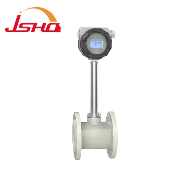 LUGB 4-20mA split vortex flow meter for steam