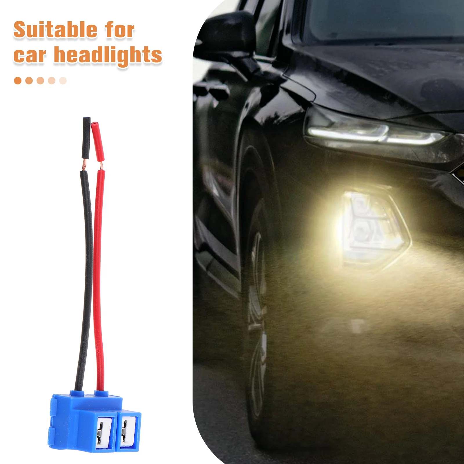 5 stks H7 Automotive Keramische Koplamp Socket Plug Adapter Duurzaam Koplamp Kabelboom Connector Auto Lamp Socket Vervanging