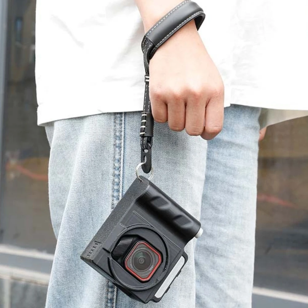 For Insta360Ace Pro 2 Modified Camera Handle ABS Grip Action Camera Modified Part Button Camera Handle Versatile Compatibility