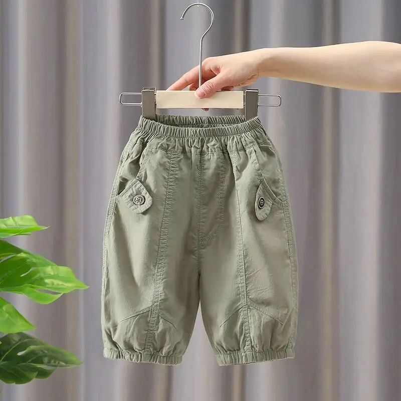 

Boys' Summer Thin Shorts 2025 New Collection Children's Pure Cotton Five Cent Shorts Boys' Pants