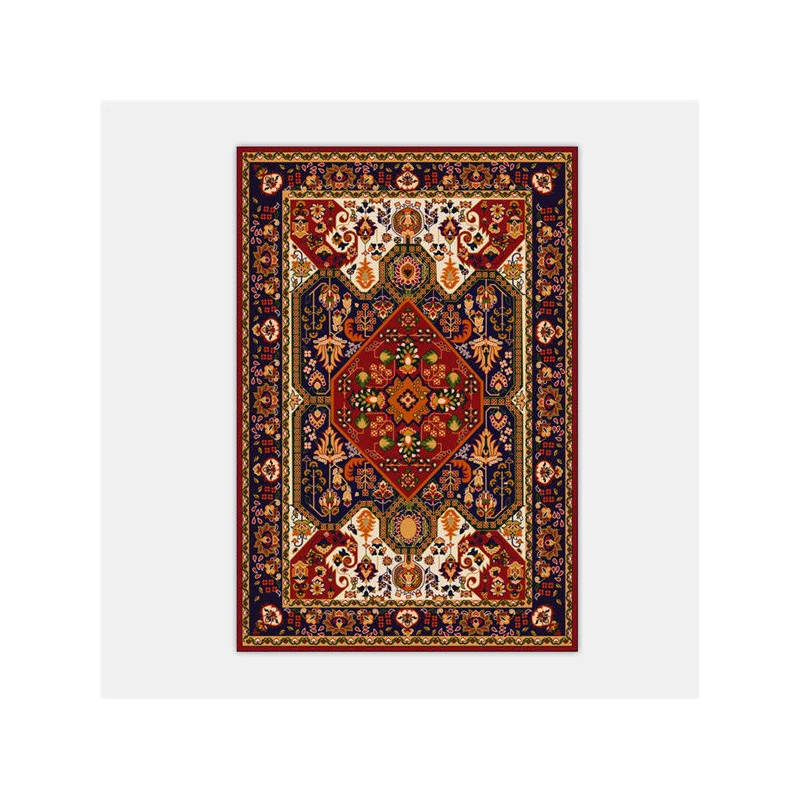 Retro persian Carpets for Living Room European and American Home Decor  Bedroom Bedside Mat Porch Door Washable Floor Lounge Rug