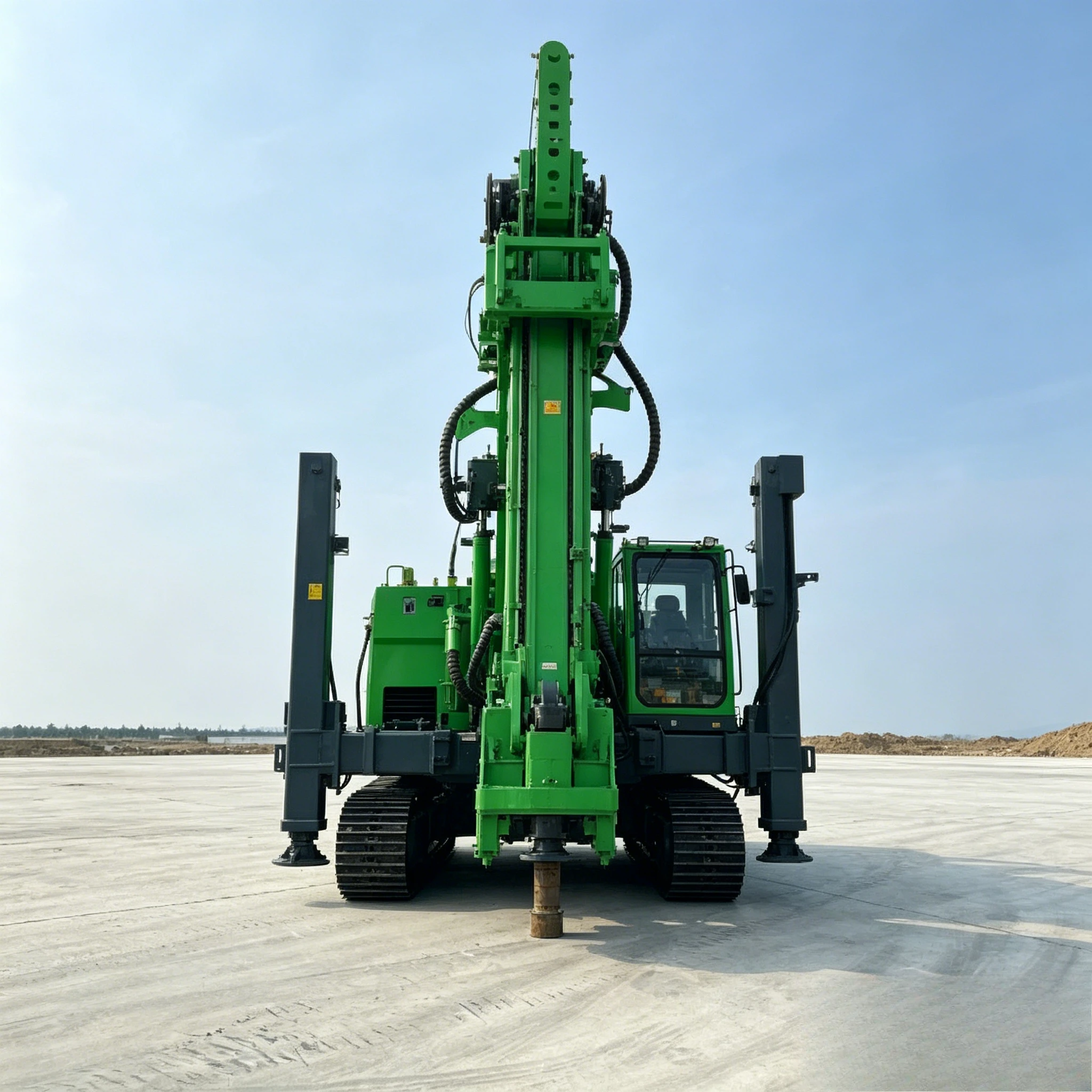 Custom Efficient Crawler Reverse Circulation Drill Rig for Geological Survey Featuring Quick Rod Connect/Disconnect System