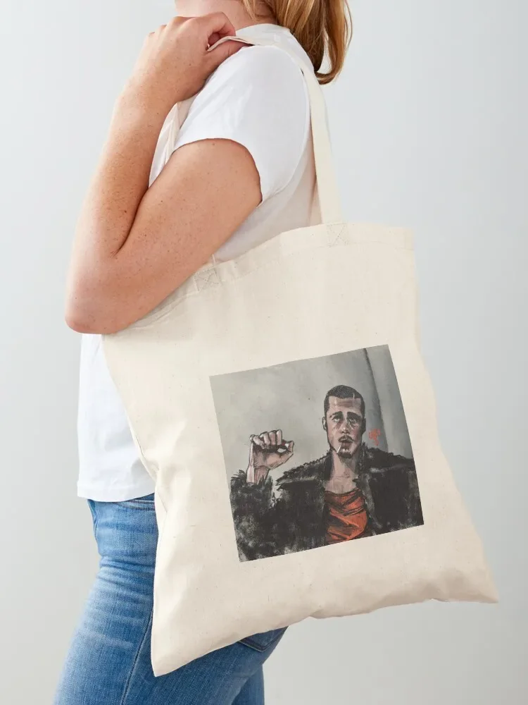 Tyler Durden - Fight Club Tote Bag custom canvas bag cute pouch bag large size bags female