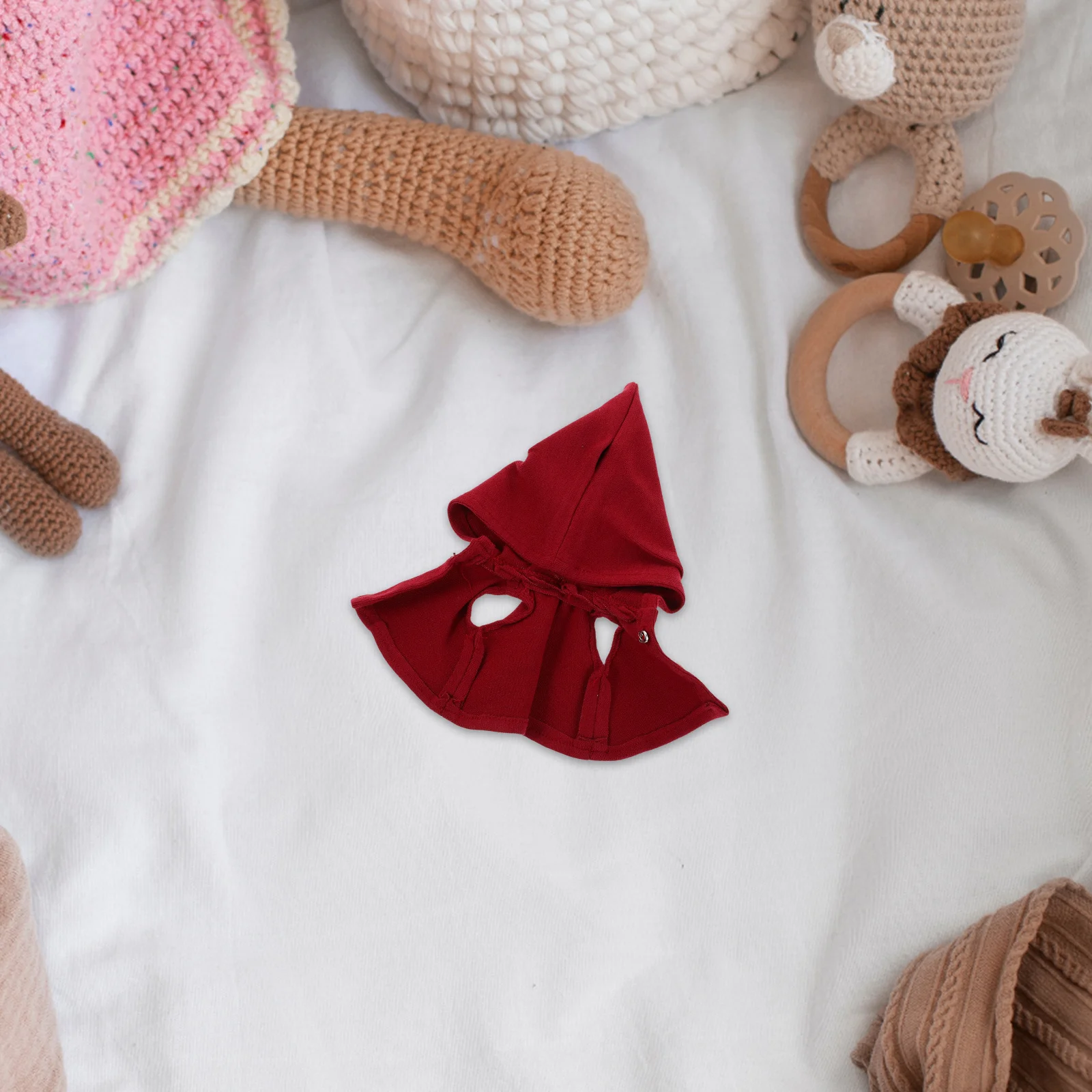 معالج صغير عباءة زي ل 17 سنتيمتر أرقام مقنعين رداء ل تأثيري فستان قابلة لإعادة الاستخدام عباءة الملابس والاكسسوارات جمع #6