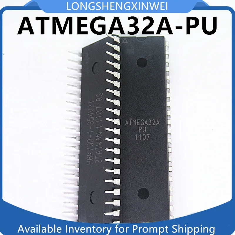 1PCS New ATMEGA32A-PU ATMEGA32A  Inline DIP40 Original Microcontroller Chip Microcontroller