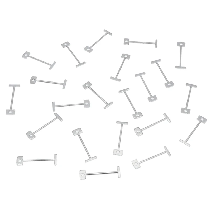 WORTHOWN-400Pcs 1.5Mm 바닥 벽 타일 레벨링 시스템 레벨러 건설 도구 용 강철 바늘 못 교체