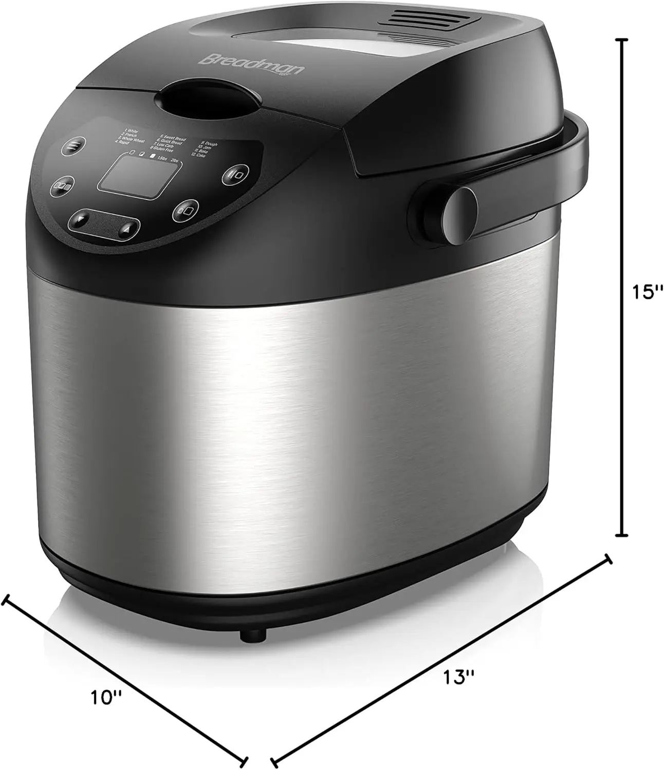 2-Pound Bread Maker, Stainless Steel
