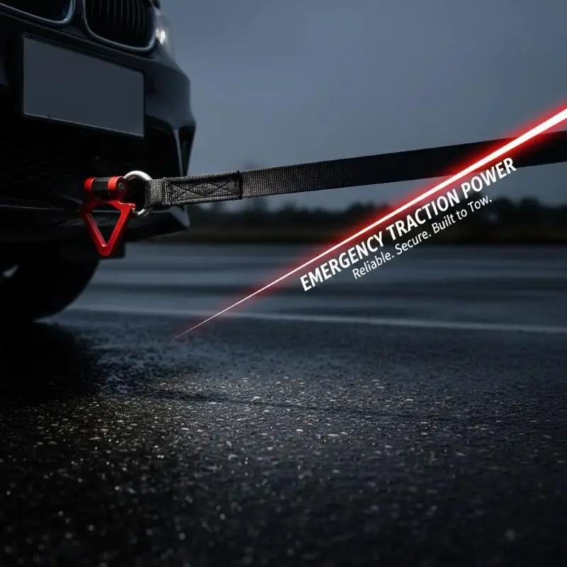 

ABS Car Styling Trailer Hooks Simulation Racing Ring Bumper Sticker Decoration Tow Hook Sticker Universal Vehicle Towing Hook