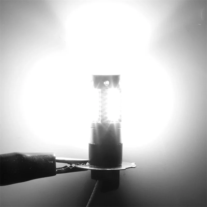 

[CR] 2 шт. автомобильных светодиодных противотуманных фар H3, мощные лампы, дневные ходовые огни, суперяркие, 6000K, белый свет