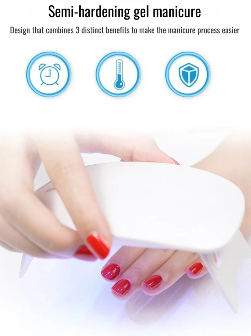 Gel Nail Stickers UV Semi Curing Nail Stickers 3D Stamping Light Therapy Nail Polish Nail Stickers 16 Pieces