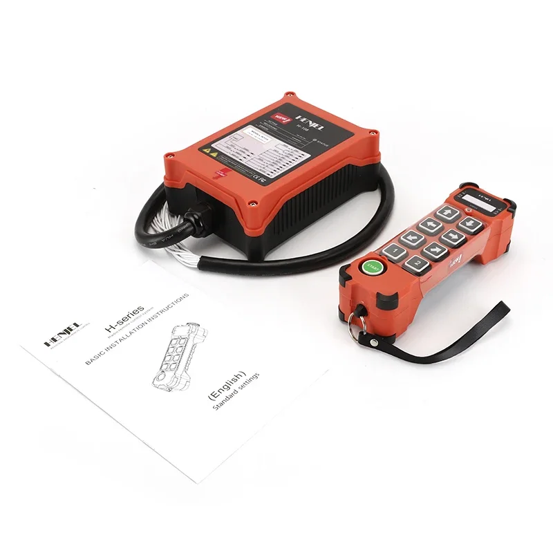 HENJEL H108 Crane Wireless Control Single Speed Waterproof Switch DC AC Waterproof and Dustproof Industrial Remote Control