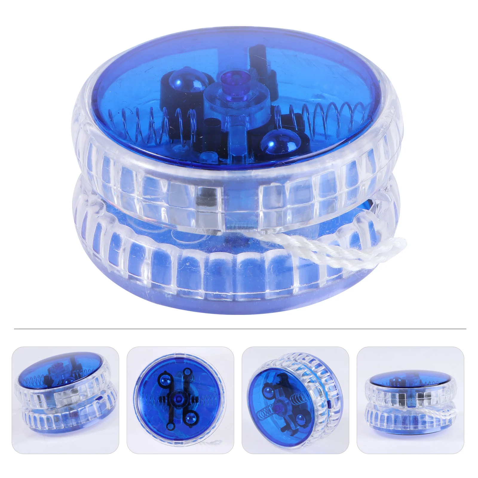 

LED Luminous Blue Yoyo Flash Ball Funny Indoor Outdoor Entertainment Party Favor Gift Yoyos Professional Yoyo with String