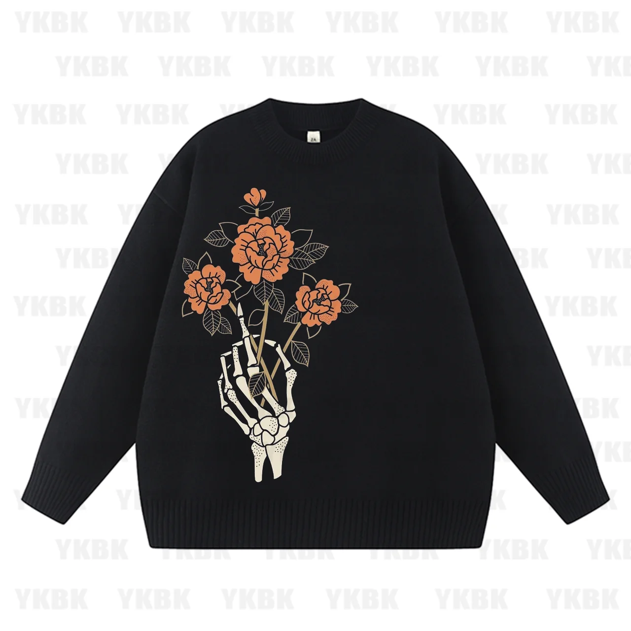 

Skull series new fun Skull travel space printed crew neck long sleeve sweatshirt hoodie fall winter women's fashion