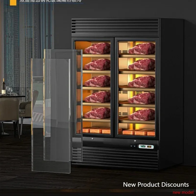 Beef maturation display cabinet Constant temperature and humidity Dry maturation cabinet Air cooling