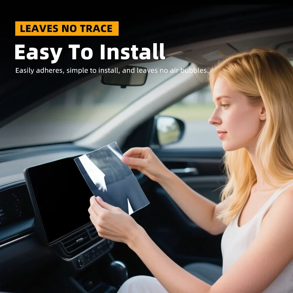 9 Inch Car GPS Navigation Screen Accessories For Nissan Pathfinder 2022-2025 Tempered Glass Scratch Resistant Protector Film view 4