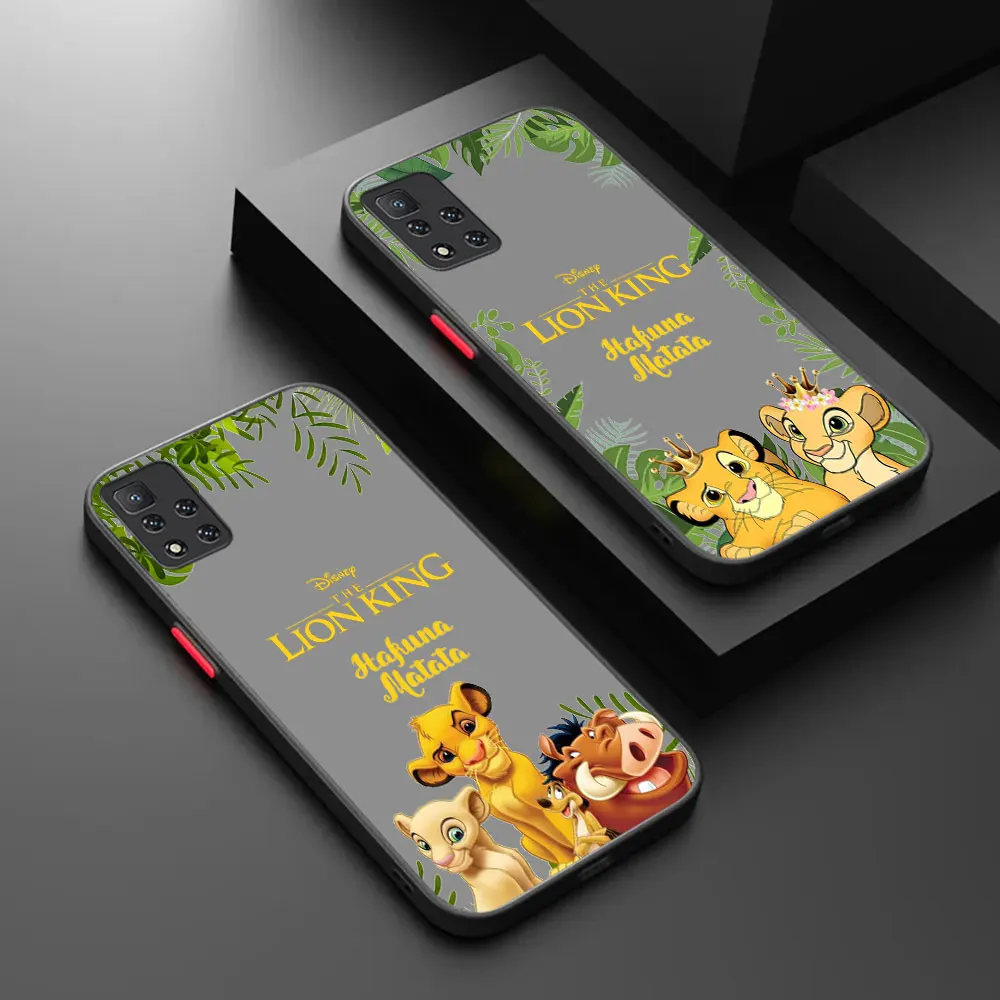 Disney The Lion King Hakuna Matata Phone Case For Xiaomi Redmi Note 12 12S 11 11S 11T 10 10S 9 9S 9T 8 7 6 5 Pro Plus Max Cover