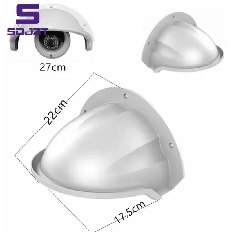 Rain Sun Shield Weather Cover Anti Glare Side Bracket CCTV Turret Dome Cameras For Hikvision, Panasonic And Other Brands Camera