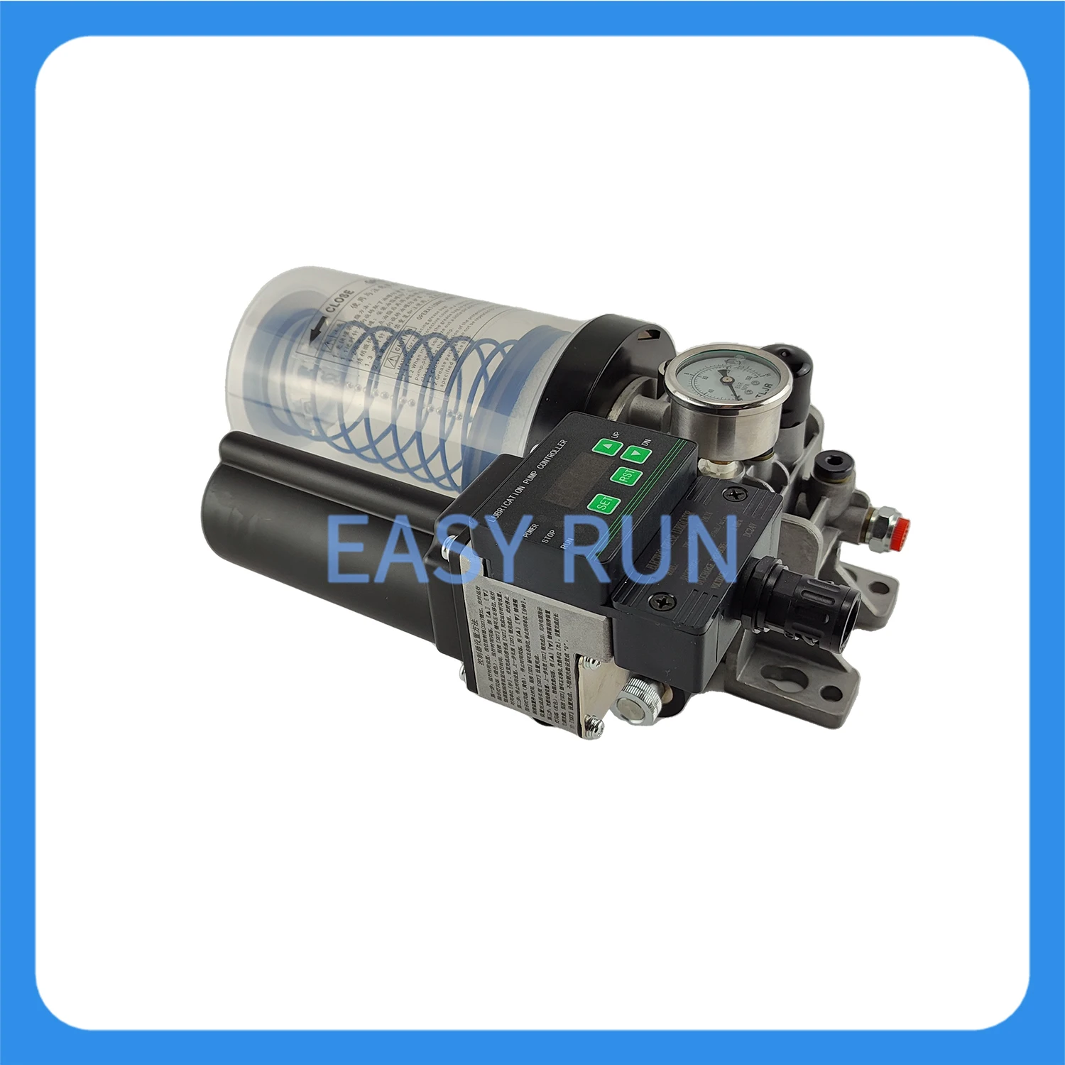 Quantitative Lubrication System DC24V Oil Envelope Pump Positive Displacement Oil Pump Capacity 700ml