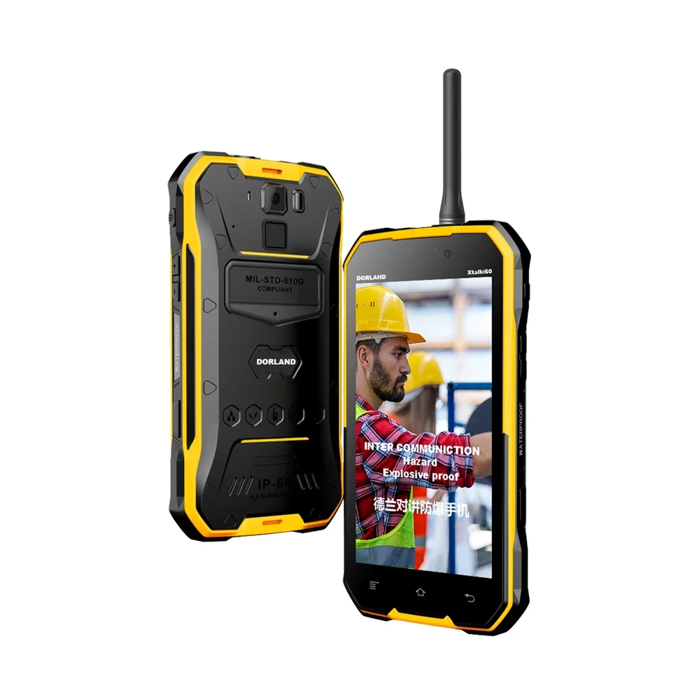 dorland Xtalki60 industrial intrinsically safe explosion proof ip68 rugged satellite  oil gas industry android smartphone