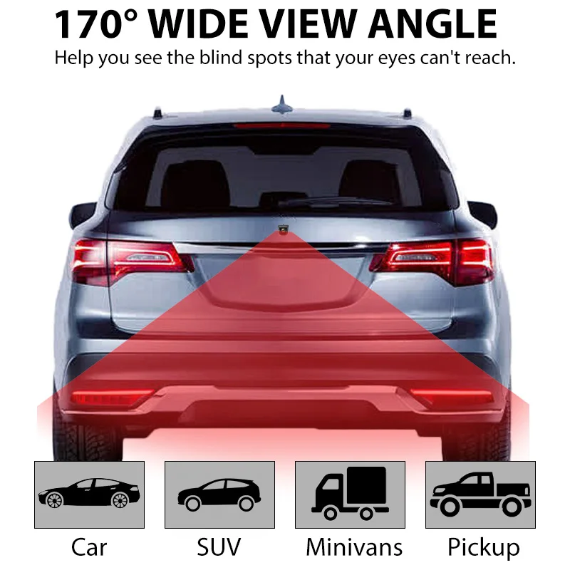 كاميرا خلفية وجانبية للمركبة AHD CVBS 170 °   عين السمكة عالية الوضوح للرؤية الليلية مقاوم للماء قبعة من القش كاميرا مثقاب