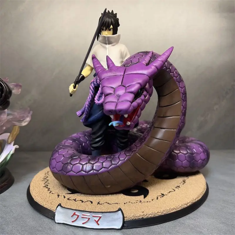 Naruto Figure Collection Statue Sasuke Action Figure PVC Model Yamata no Orochi Childhood Sasuke Bandai Toys Gifts