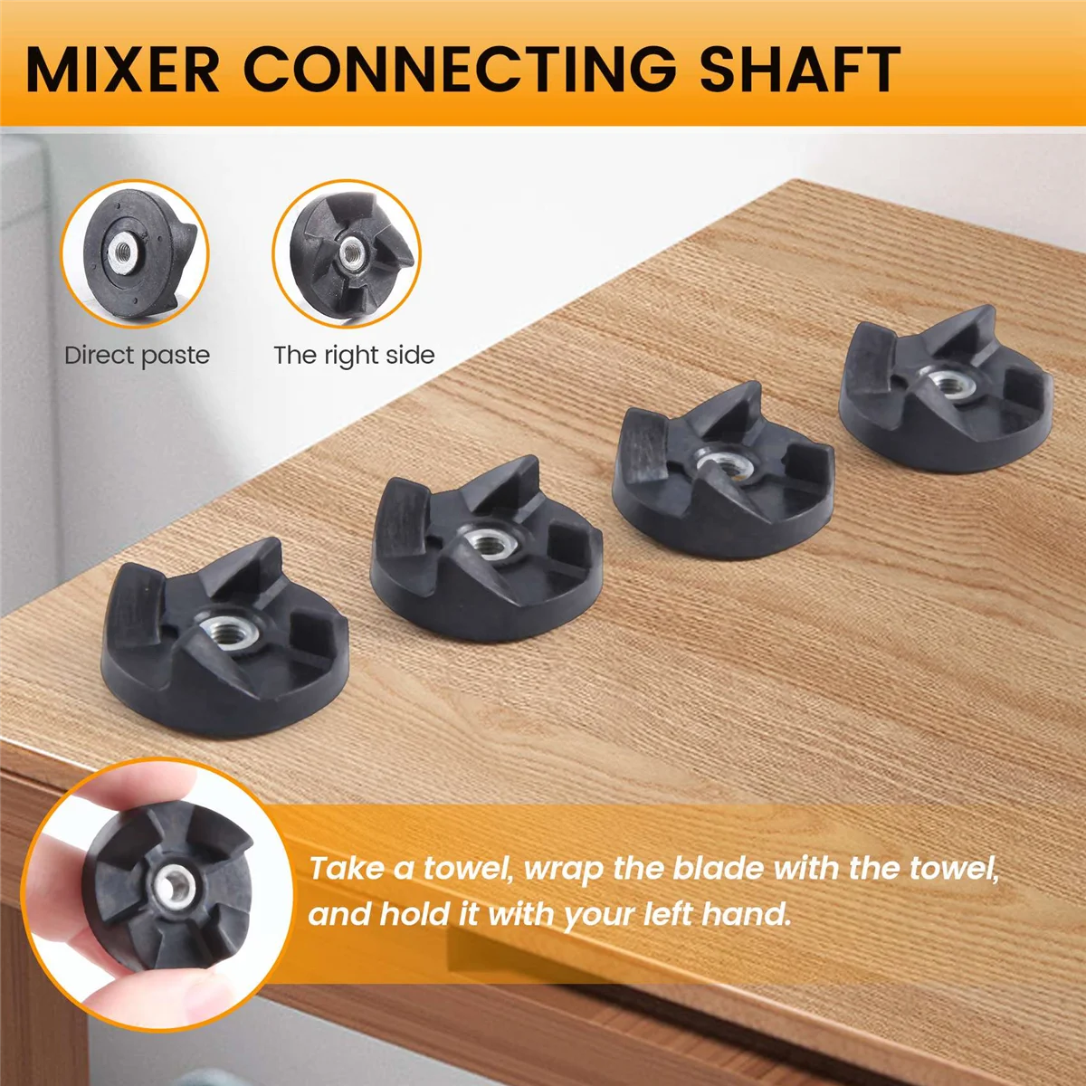 High-end 4Pcs Spare Replacement Parts Blade Gear Blender Juicer Parts for Magic 250W