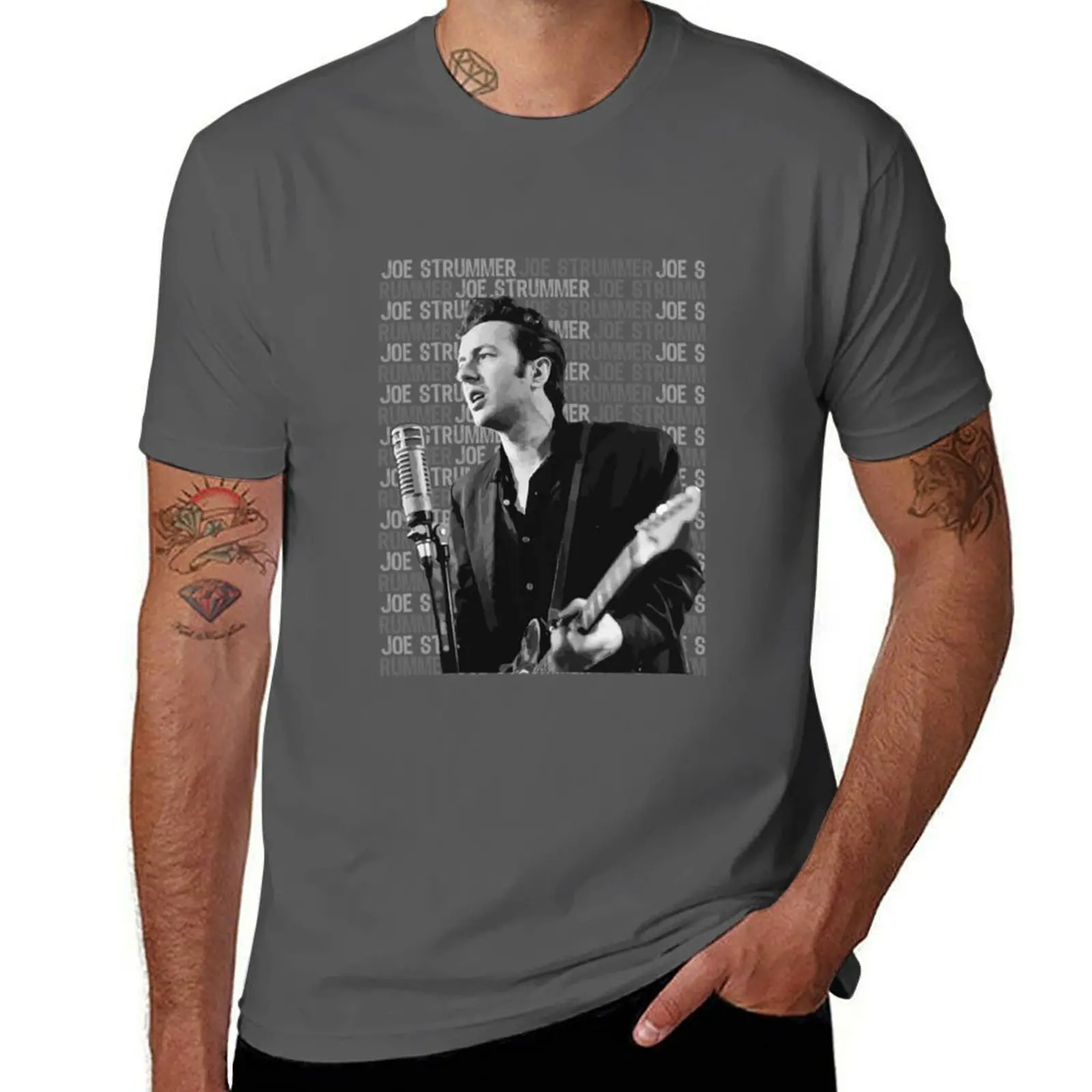 

Joe Strummer T-Shirt Street Fashion Casual Tee Shirt