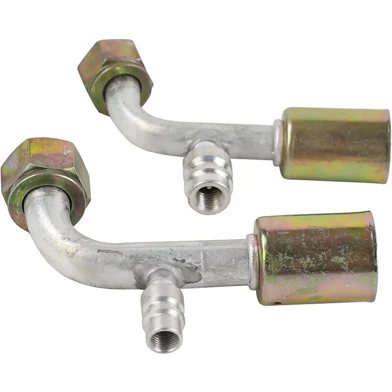 مجموعة تركيب مكيف الهواء عالية الجودة # 8 و # 10 أنثى اورينج Beadlock 90 درجة NS-003