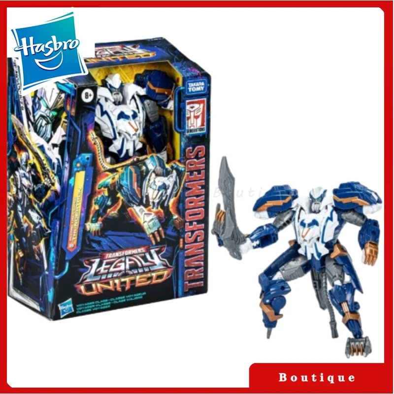 En stock Hasbro Transformers juguete Legacy United Voyage Class Prime Universe Thundertron figuras de acción regalos pasatiempos clásicos