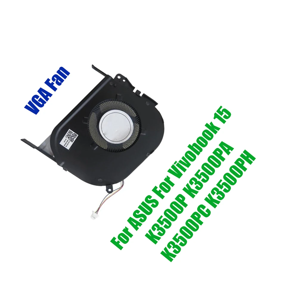 Ventilateur VGA de remplacement pour ordinateur portable ASUS Vivobook 15 K3500P K3500PA K3500PC K3500PH DC5V