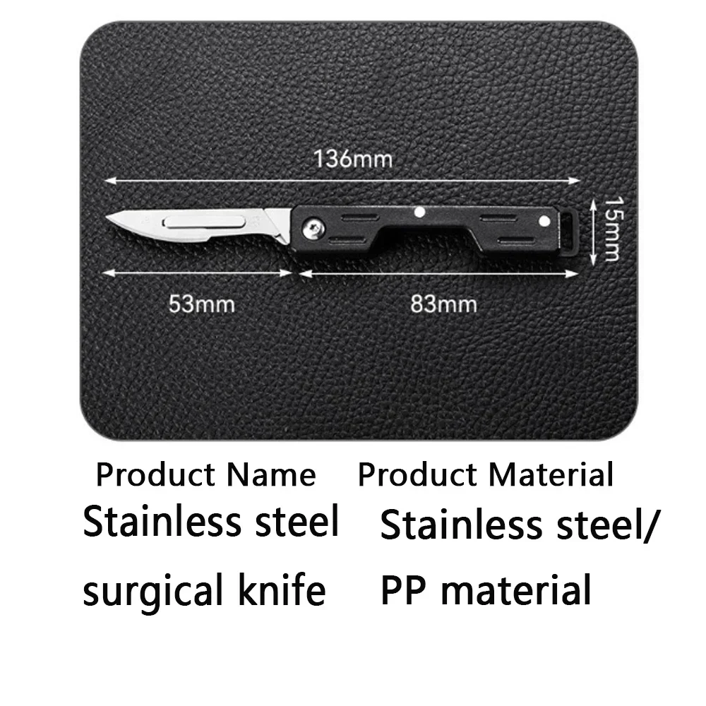 Mini Performance Folding Machinery Cost Scalpel Medical Folding Knife EDC Outdoor Unpacking Pocket Knife Multiple Styles