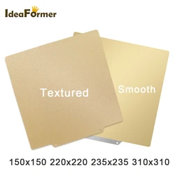 PEI Sheet 220x220 235x235 310x310 Textured/Smooth Spring Steel Double/Single Side Flexible PEI Magnetic Build Plate 3d printer