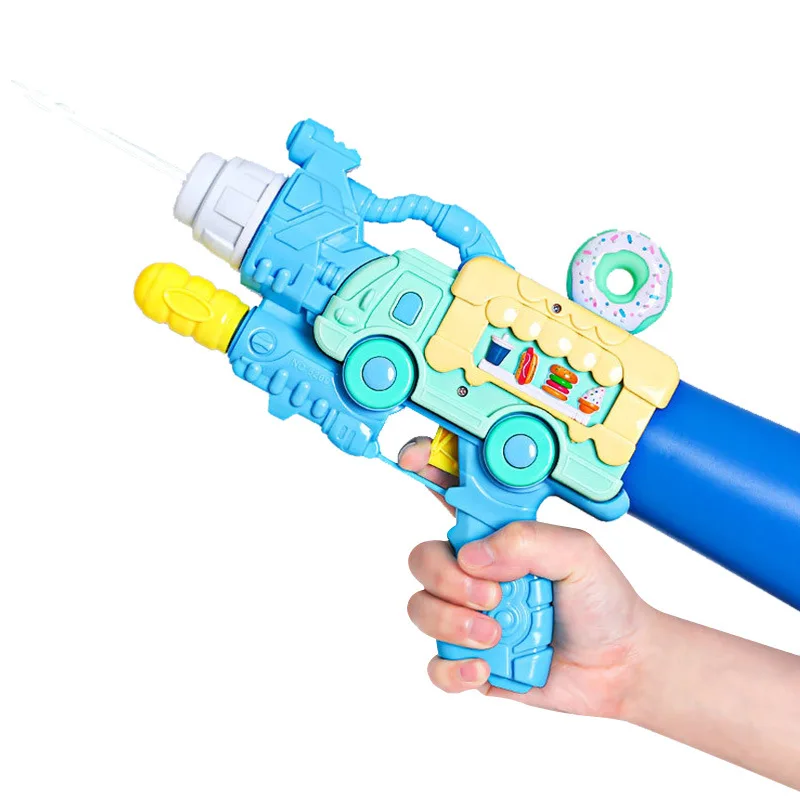 Water Gun Children's Toy Pullable Sprinkler Men's Treasure Little Boy and Girl Water Battle Divine Weapon