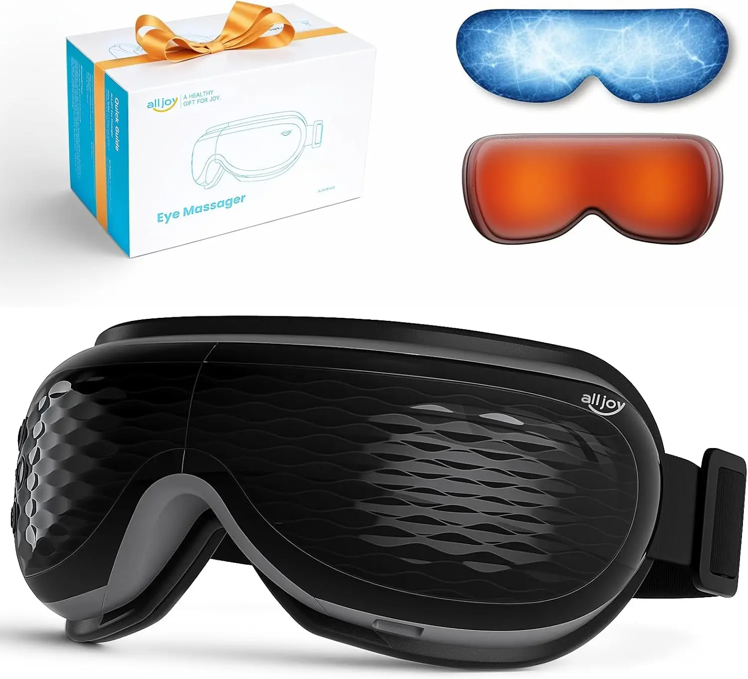 

Eye Massager with Heat & Cooling, Lightweight Gel Mask for Migraine, Dry Eyes, Fatigue Relief