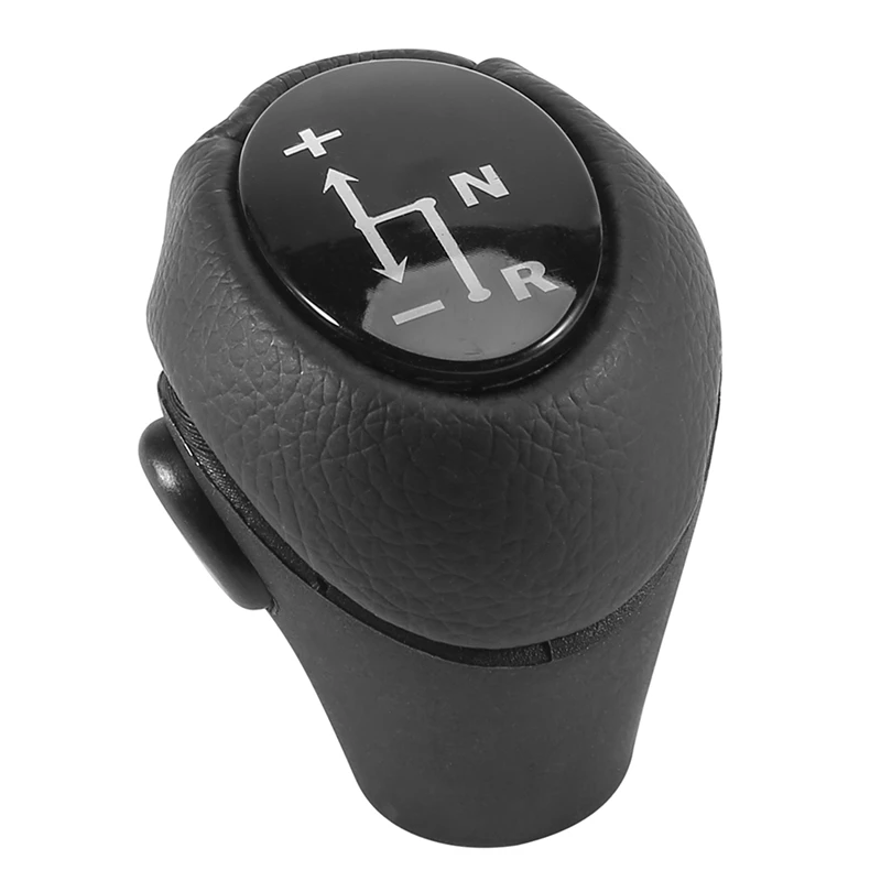 3Pcs Gear Shift Knob Black For Smart Fortwo 450 451 1998-2014 Smart Roadster 452 2003-2006