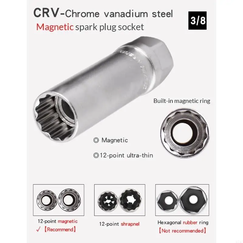 

L74C for Spark Plug Torque Wrench 3/8 inch Digital Torque Wrench Durable Ratchet Wren